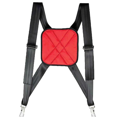 Seatbelt Webbing Harness With Padded Patch